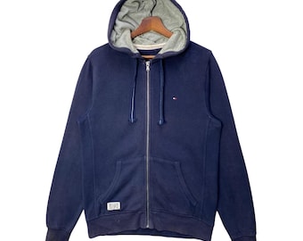 Tommy Hilfiger Hoodie Fullzip Sun Faded Blau Gr. Large