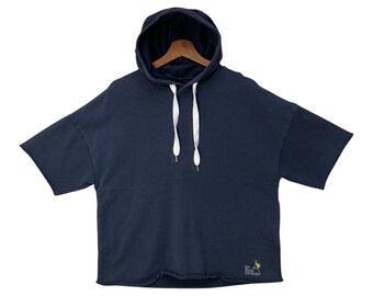 Sudadera con capucha Go Slow Caravan: jersey de manga corta azul talla 1