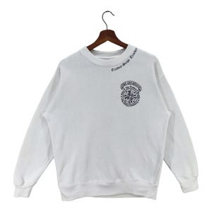 Japanese Brand Sweatshirt Big Logo Spell Out Pullover Size Large