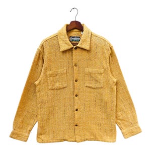 Vintage Japanese Brand Sugar Cane Shirt Button Up Double Pocket Long Sleeve Size L