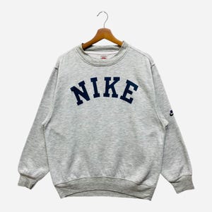 Vintage Nike Sweatshirt Big Spellout Pullover Jumper Crewneck Size M