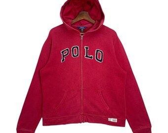 Vintage Polo Ralph Lauren Big Pony Fullzip Hoodie - Etsy