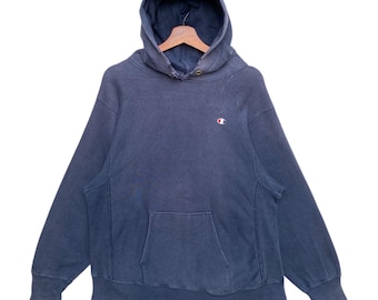 Vintage Champion Army Hoodie Made in USA Large Reverse Weave - Etsy