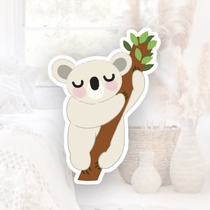 3 in. Koala Sticker, Australian animal stickers, Laptop Sticker, Water Bottle Sticker, bumper sticker