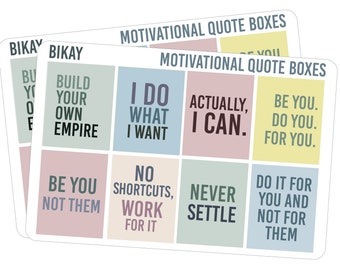 Motivationszitat Planner Aufkleber, Zitat Aufkleber für Planner, Erin Condren Text Planner Aufkleber, Happy Planner Stickers