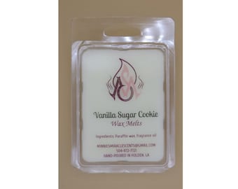 Vanilla Sugar Cookie Wax Melt, Homemade Wax Melts, Sweet Vanilla Wax Melts, Natural Scented Wax Melts