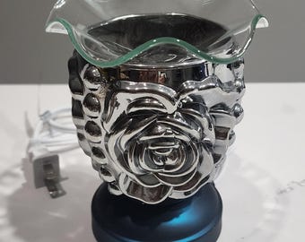 Silver Rose Fragrance Touch Lamp