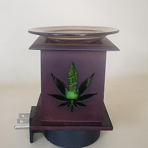 Marihuana Plug-In Duftlampe, Duftlampe, Duftöllampe, Duftlampe, Home Decor