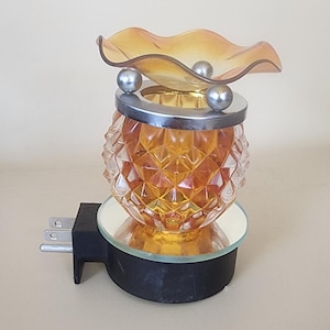 Orange Diamant Duftlampe, Duftlampe, Duftlampe, Duftlampe, Duftlampe, Duftlampe, Elegante Duftlampe, Duftlampe, Home Decor, Tisch Dekor