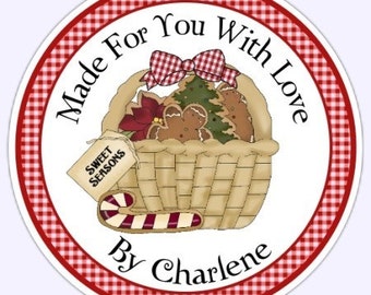 From The Kitchen Custom Labels, Stickers - 2.5 inch round - Personalized for YOU