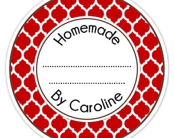 36 Custom Canning Labels, Made For You Stickers, Personalized Labels, From The Kitchen Stickers