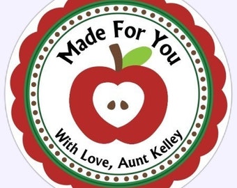 From the Kitchen or Made For You Labels, Stickers - Personalized for YOU