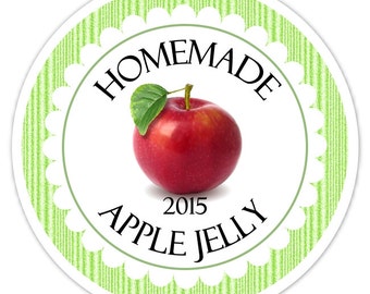 Custom Canning Labels, Made For You Stickers, Jam Stickers, Jelly Labels, Jam Labels, Personalized Labels, From The Kitchen Stickers