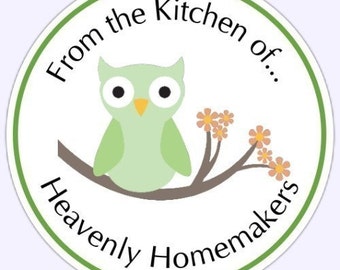 Kitchen Stickers, Canning Labels, From the Kitchen Stickers - Personalized for YOU