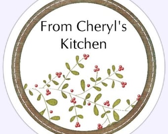 36 Custom Canning Labels, From the Kitchen Stickers - Personalized for YOU