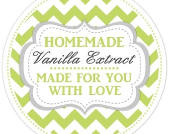 36 Custom Vanilla Labels or Canning Labels, Made For You Stickers, Personalized Labels, From The Kitchen Stickers