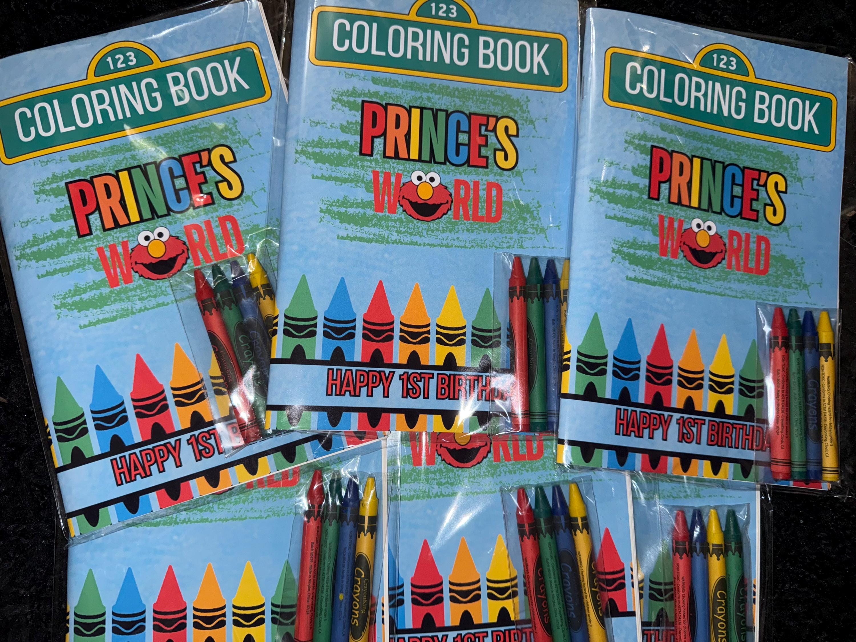 Custom Elmo/sesame Street Coloring Book Australia