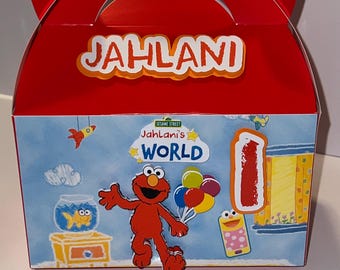 Custom Elmo 3D Party Box