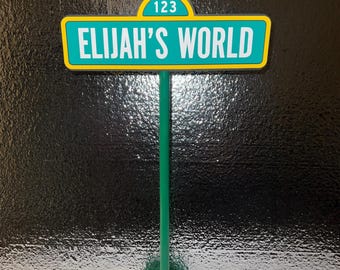 Elmo/ Sesame Street 3D personalized/Custom Centerpieces