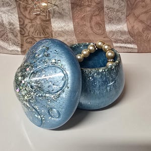 Glitter mushroom Jar, Boho, cottage decor, fairy core, mushroom lover, jewelry holder, mushroom decor, handmade jar, unique gift, stash jar