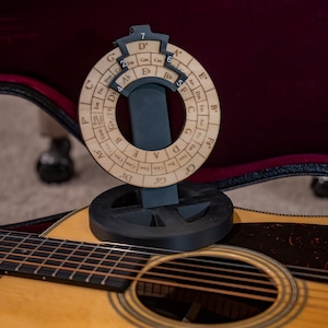 Wheel Of Fifths Guitar Chord Wheel Laser Cut