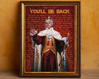 You'll Be Back Poster von Haftdruck