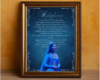 Hilflos Hamilton Poster