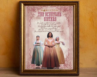Die Schuyler-Schwestern Poster-Hamilton