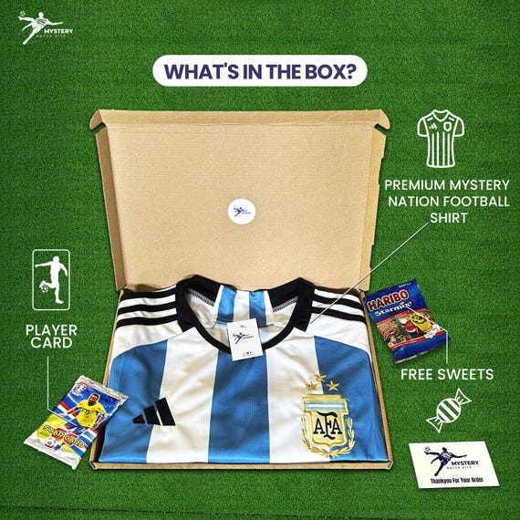 Adults Mystery National Football Shirt Box