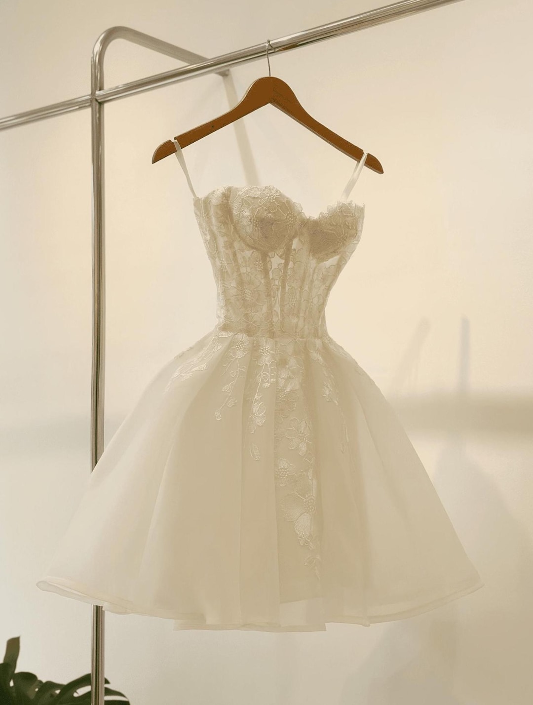 Tina mini bridal shower dress, hens dress with a big bow .