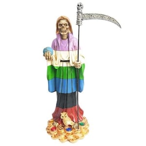 Santa Muerte 12 Inches seven Color Estatua Holy Death Santa Muerte 7 Colores