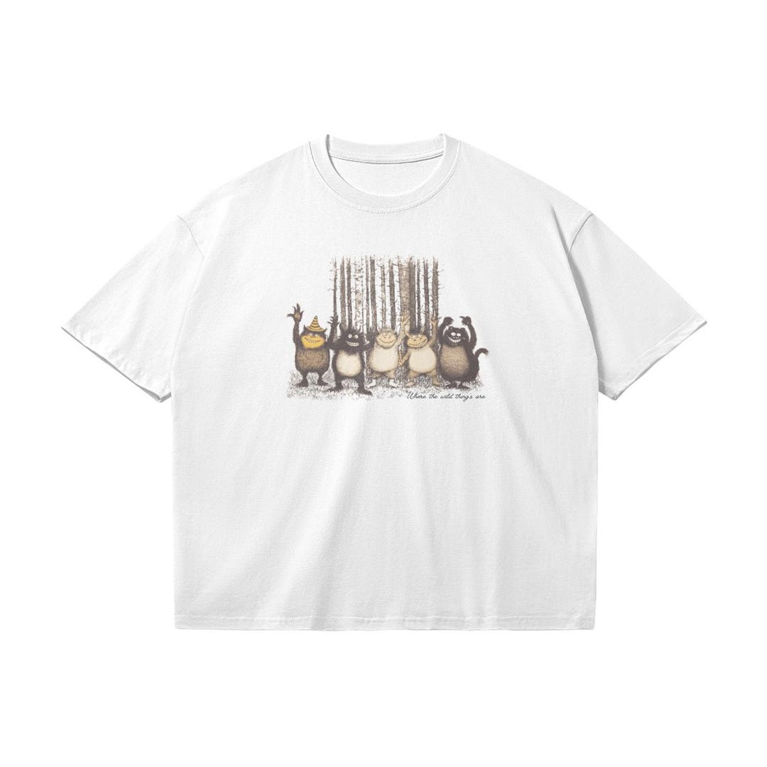 Where The Wild Things Are Book Cover Unisex T-Shirt Adult