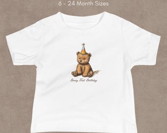 Bear y First Birthday Shirt, Bear Theme First Birthday, First Birthday Bear, Bear Party, Birthday baby shirt, Cute Vintage Bear Tee