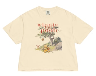Vintage Pooh Boxy Tee, Pooh And Friends, Disney Pooh Bear Shirt, Retro Winnie the Pooh, Classic Pooh Shirt, Disney Trip Shirt Comfort Color