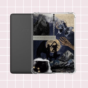 Whimsical Acotar Kindle Insert for clear case, A Court of Thorn and Roses, Bookish Accessories, Gift for Book Lovers, Smut Fantasy