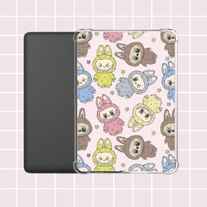 Cute trendy monster inspired insert for clear case, Bookish Accessories, Gift for Book Lovers, kindle inserts