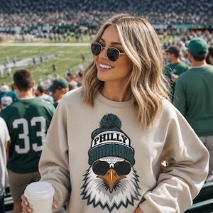 Philly Sweatshirt, Philadelphia Sweatshirt, Philadelphia Fan Sweatshirts, Philly Sports Gifts, Eagle Mascot Sweatshirt, Philly Gift