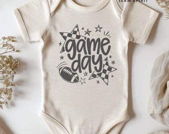 Vintage Football Game Day Shirt, Baby Onesie Toddler Youth Adult Shirt, Family Matching Football Outfit, School Spirit Tailgate Party HTS012