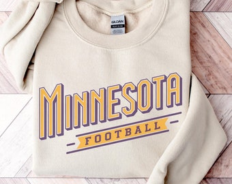 Minnesota Football Sweatshirt, Trendy Minnesota Football Fan Shirt, Minnesota Game Day Shirt, Trendy MN Sweatshirt, Fan Gift, Game Day Shirt