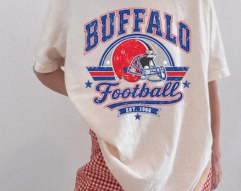 Buffalo Football Crewneck Sweatshirt, Unisex Buffalo Sweatshirt, Football Fan Gear, Trendy Sports Apparel HTS524