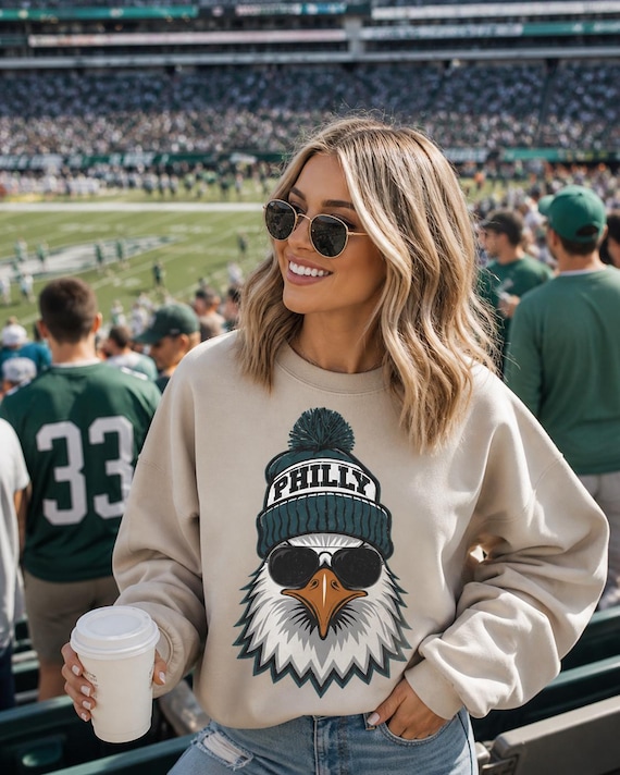 Philly Sweatshirt, Philadelphia Sweatshirt, Philadelphia Fan Sweatshirts, Philly Sports Gifts, Eagle Mascot Sweatshirt, Philly Gift