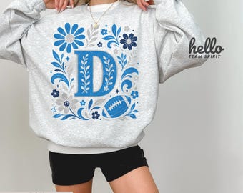 Detroit Football Sweatshirt & Youth Sweatshirt, Detroit Football Sports Gear, Detroit Game Day, Detroit Football Varsity Shirt HTS205