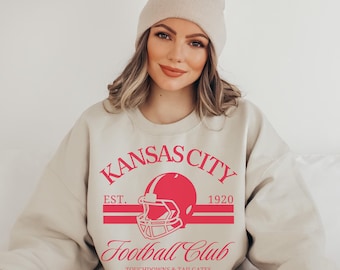 Kansas City Retro Style Sweatshirt Crewneck, Vintage Style Kansas City Fan Gift