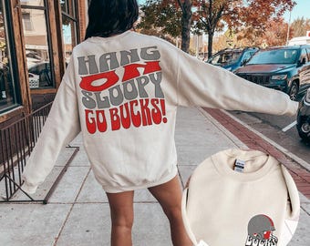 Ohio Football Shirt OH Womens Football Ohio Sweatshirt Retro Game Day Outfit Vintage OH Saturdays Shirt Retro Ohio Preppy Sorority sweater