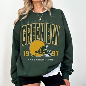 Green Bay Football Sweatshirt, Vintage Trendy Green Bay Football Fan Shirts, Green Bay Game Day Shirt, Green Bay Hoodie