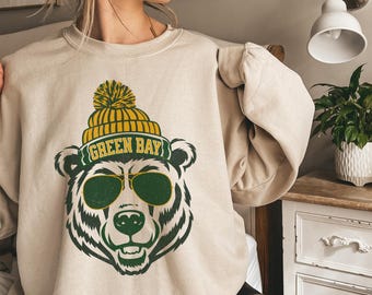 Green Bay Football Sweatshirt, Trendy Green Bay Football Fan Shirts, Green Bay Game Day Shirt, Green Bay Hoodie