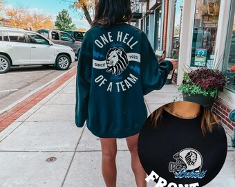 Detroit Football Lion Mascot Sweatshirt, Detroit Football Tee, Detroit Football Shirt, Detroit Sweater, Sunday Football, Tailgate Game Day