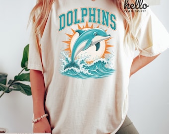 Miami Football Vintage Sweatshirt, boho floral Miami Football Crewneck, Miami Football TShirt, Youth Football Gift HTS337