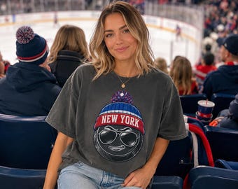 New York Hockey Sweatshirt, Vintage New York Hockey Fan Shirt, New York Hockey TShirt, Hockey Youth Sweater HTS228