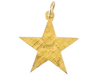 送料関税込【AMY O】Star Charm Pendant 14K☆チャーム♪国内発 14K Yellow Gold STAR Pendant Charm - Etsy